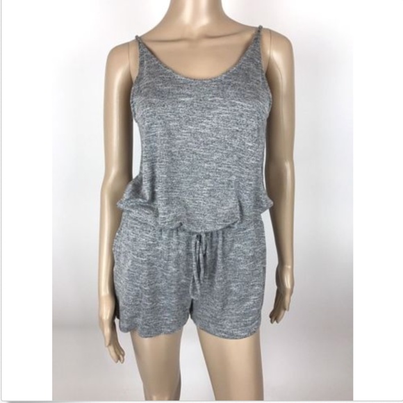 grey romper shorts